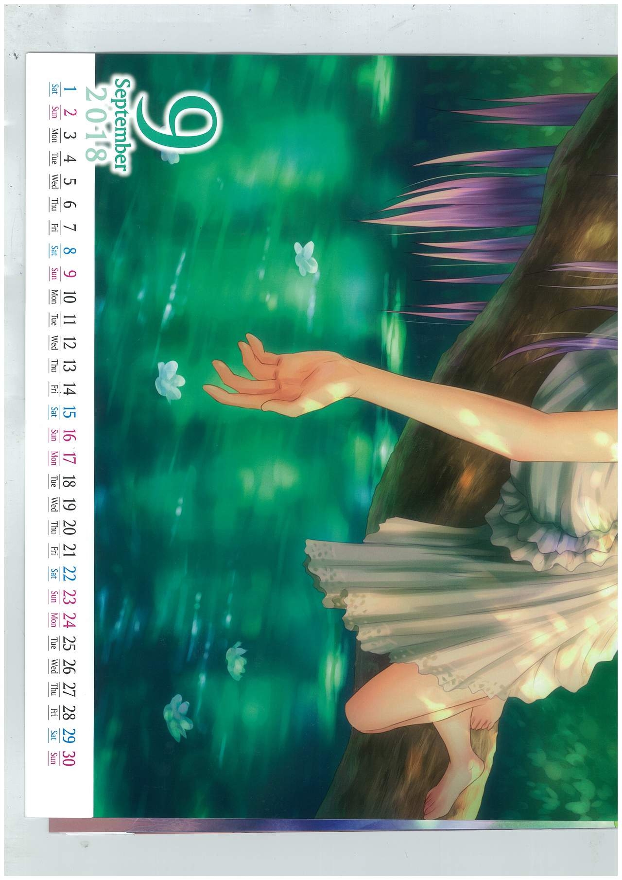 tenshi chan calendar 2018 （Imcomplete） 16