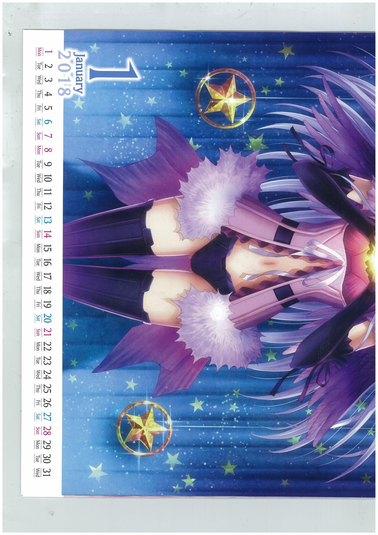 tenshi chan calendar 2018 （Imcomplete） 2