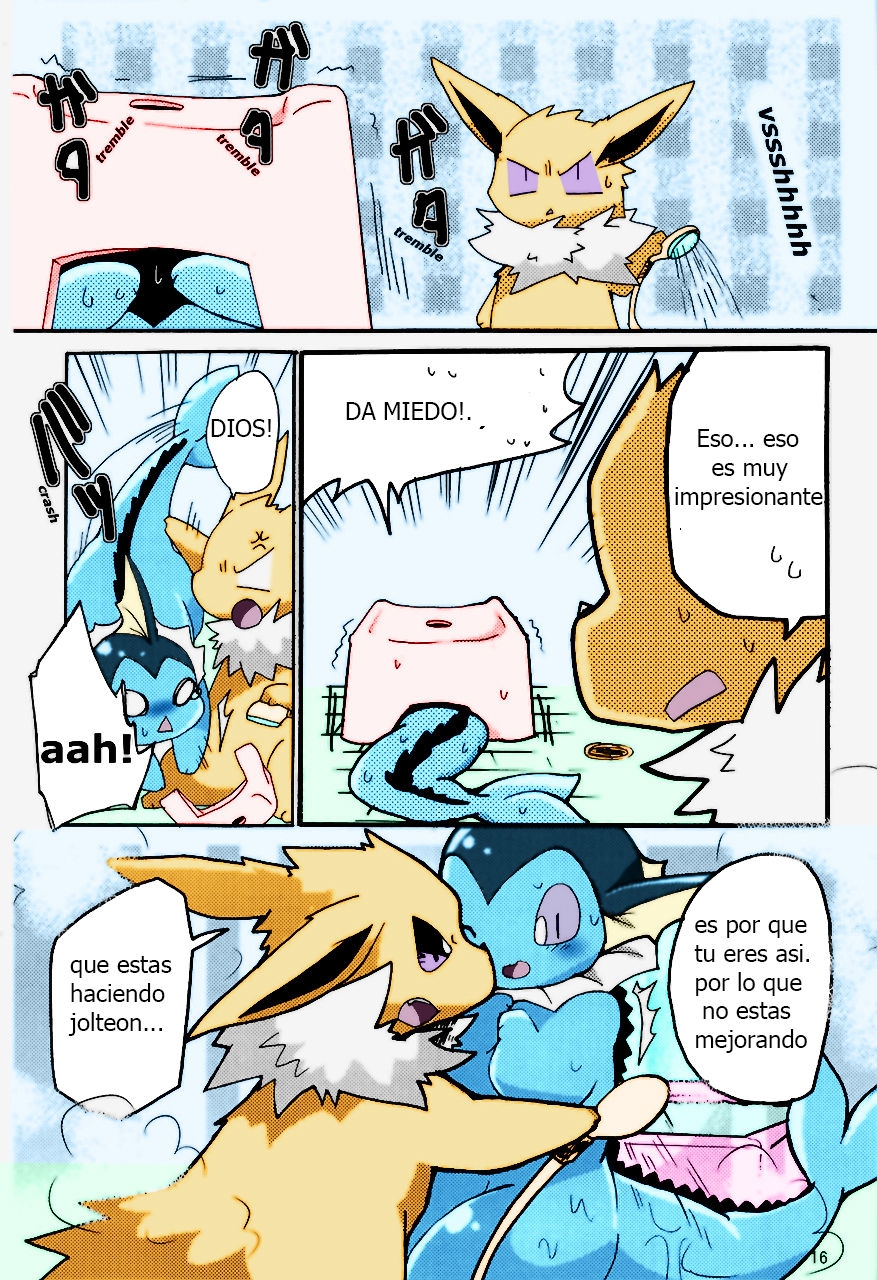 [Azuma Minatu] plan epico para un baño emocionante! (Pokémon) [spanish] [Colorized] 10