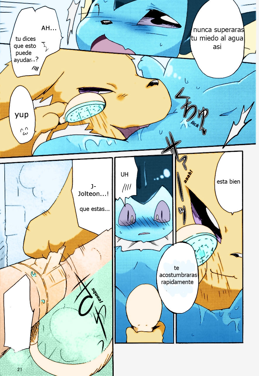 [Azuma Minatu] plan epico para un baño emocionante! (Pokémon) [spanish] [Colorized] 15