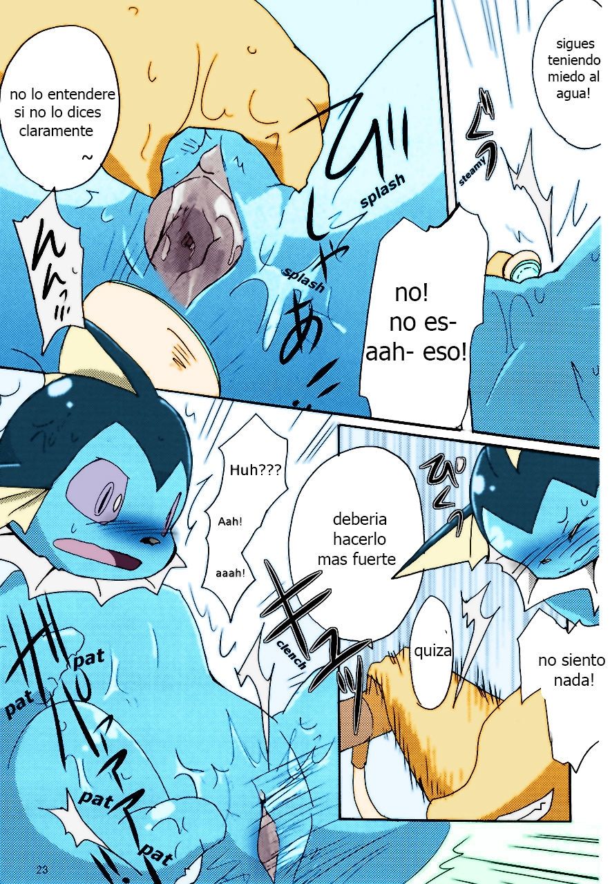 [Azuma Minatu] plan epico para un baño emocionante! (Pokémon) [spanish] [Colorized] 17