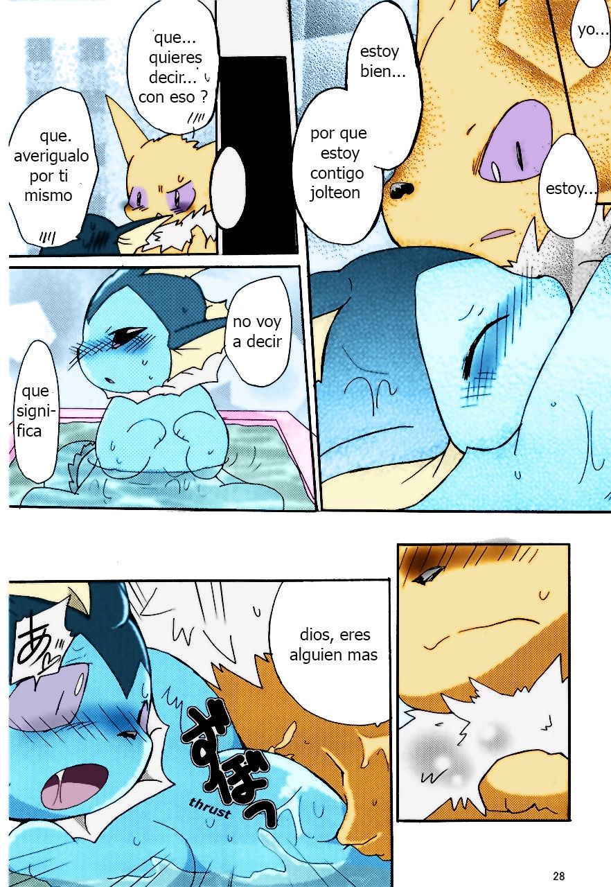 [Azuma Minatu] plan epico para un baño emocionante! (Pokémon) [spanish] [Colorized] 22