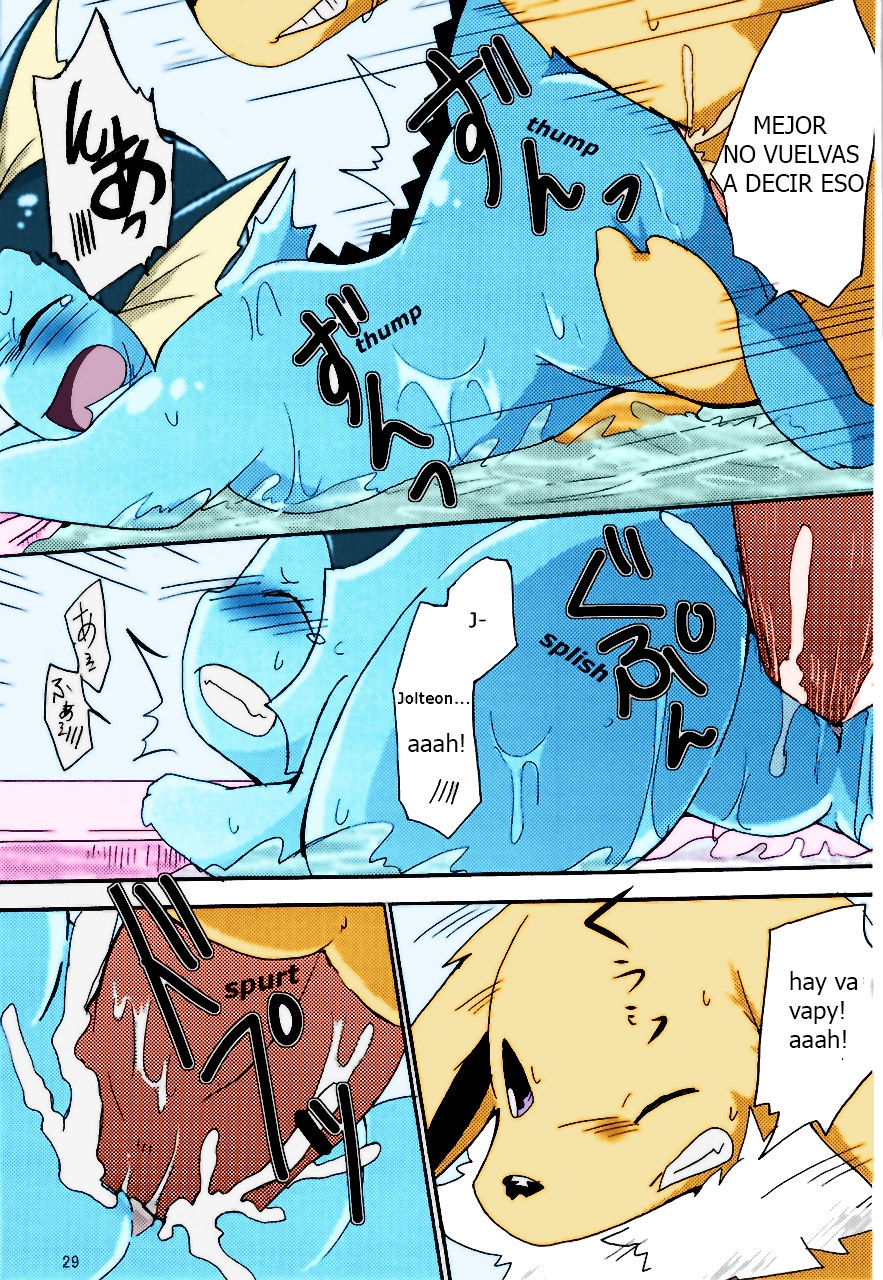 [Azuma Minatu] plan epico para un baño emocionante! (Pokémon) [spanish] [Colorized] 23
