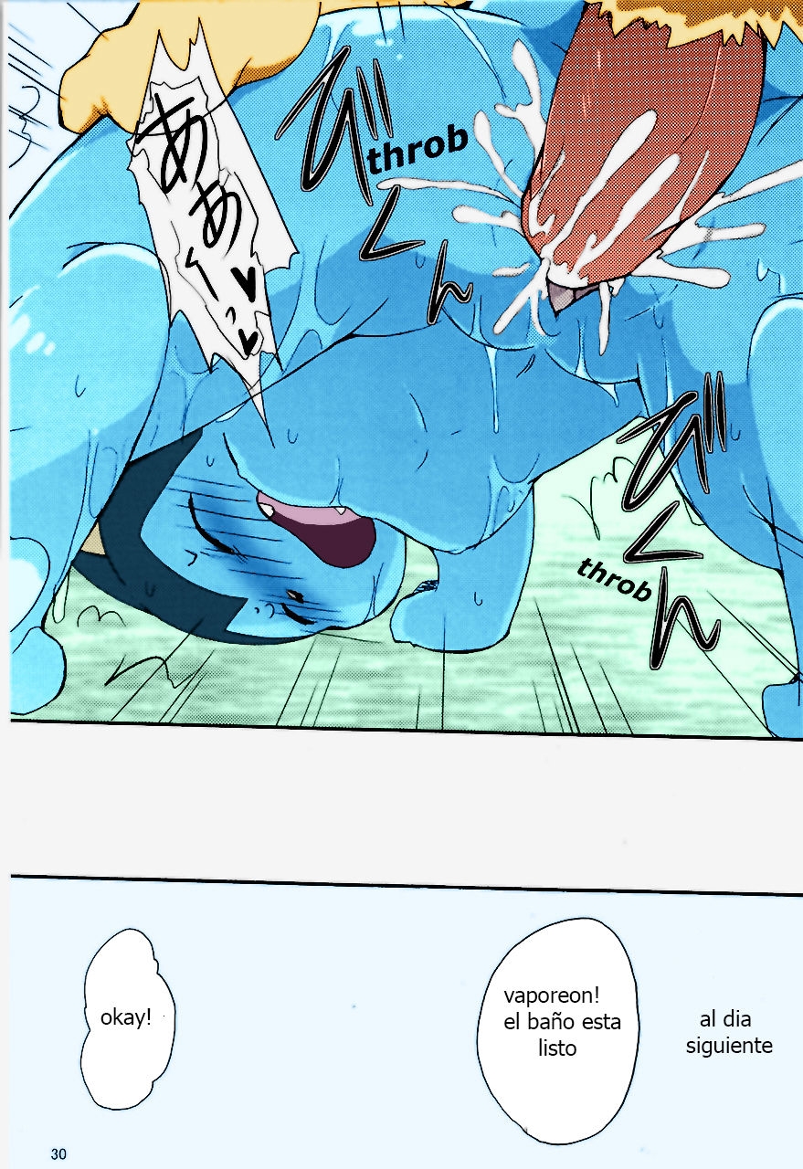 [Azuma Minatu] plan epico para un baño emocionante! (Pokémon) [spanish] [Colorized] 24