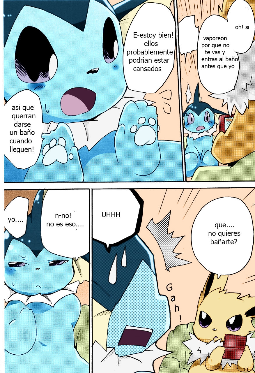 [Azuma Minatu] plan epico para un baño emocionante! (Pokémon) [spanish] [Colorized] 4