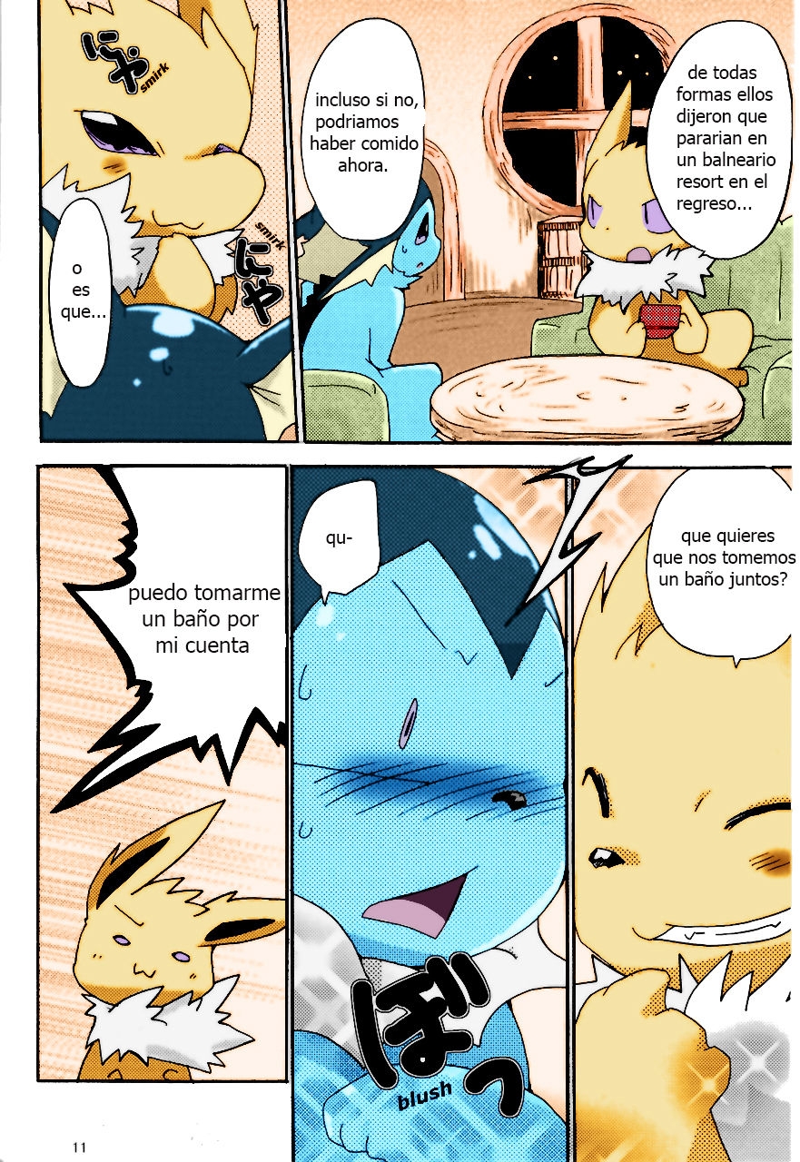 [Azuma Minatu] plan epico para un baño emocionante! (Pokémon) [spanish] [Colorized] 5