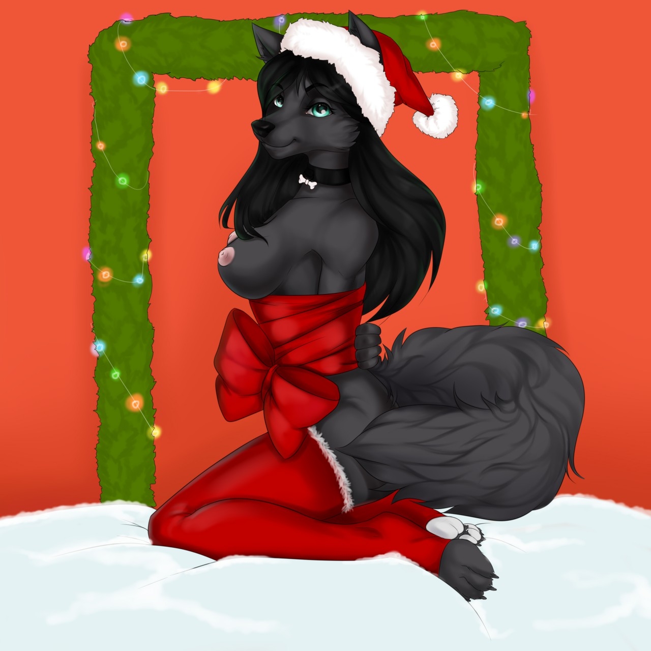 Merry Furry Christmas And A Happy Nude Deer 115
