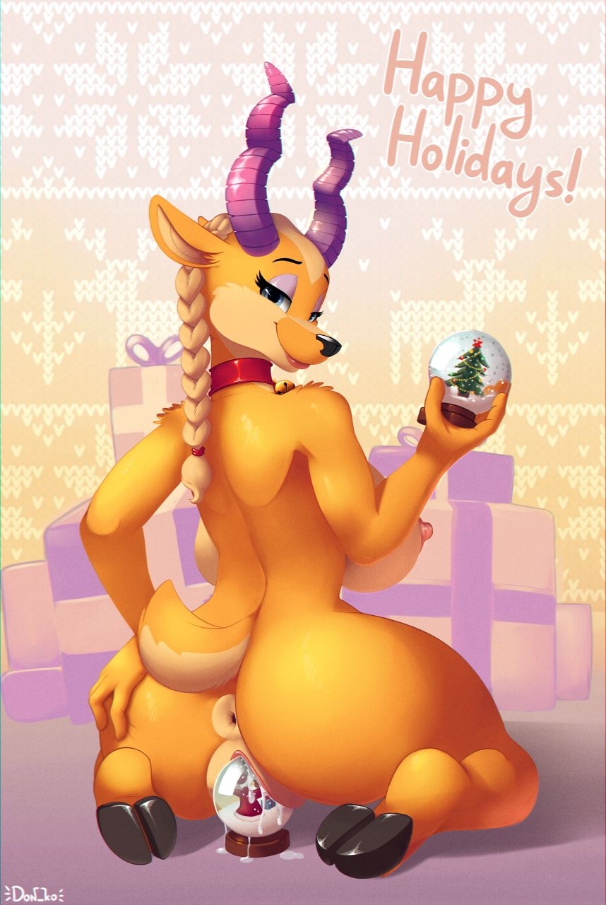 Merry Furry Christmas And A Happy Nude Deer 2