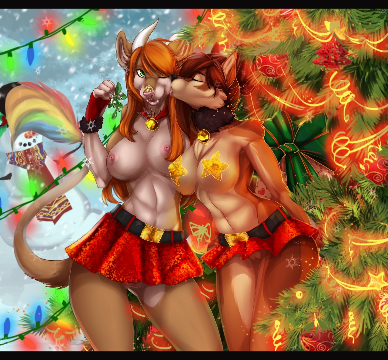Merry Furry Christmas And A Happy Nude Deer 5