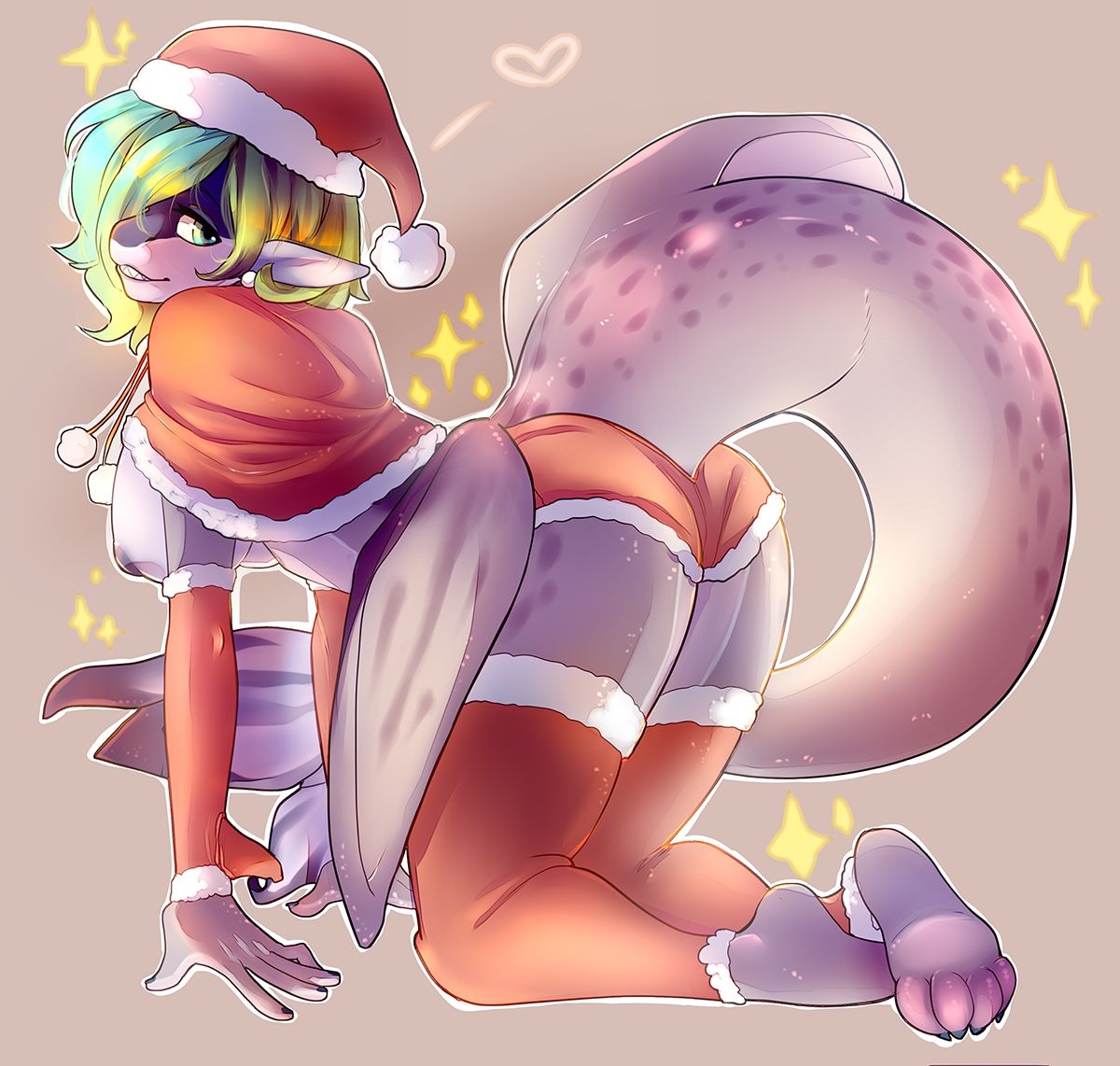 Merry Furry Christmas And A Happy Nude Deer 77