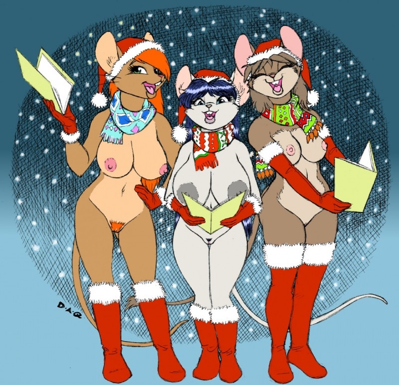Merry Furry Christmas And A Happy Nude Deer 7