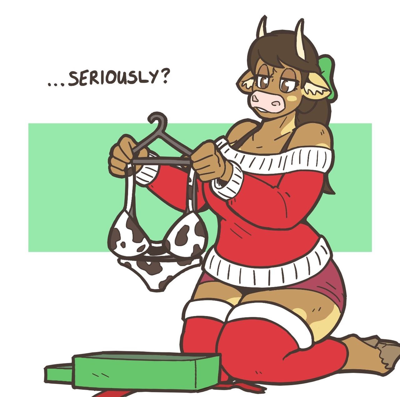 Merry Furry Christmas And A Happy Nude Deer 83