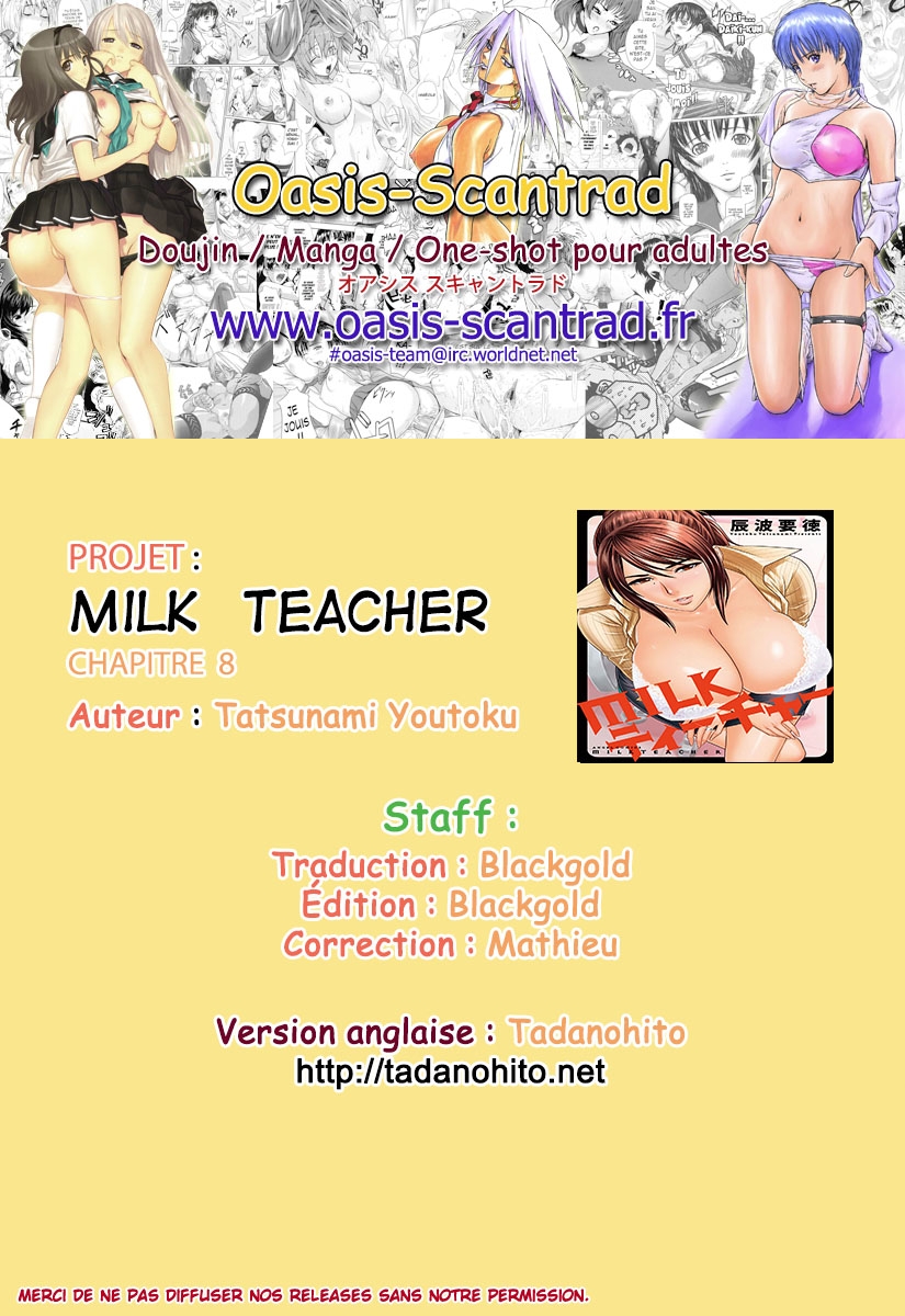 [Tatsunami Youtoku] Milk Teacher Ch. 8 [French] [O-S] 22