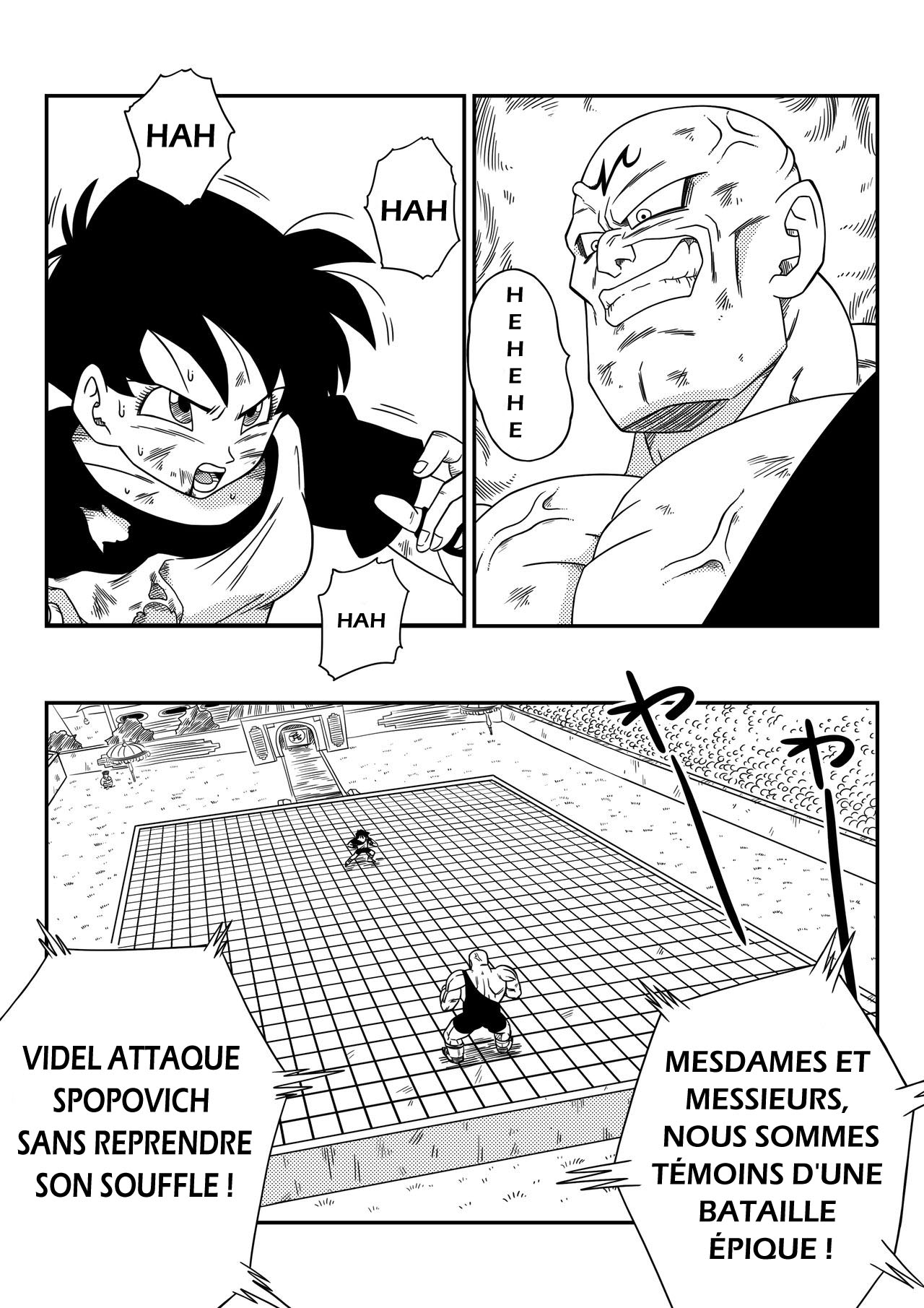 [Yamamoto] Videl VS Spopovich (Dragon Ball Z) [French] 1