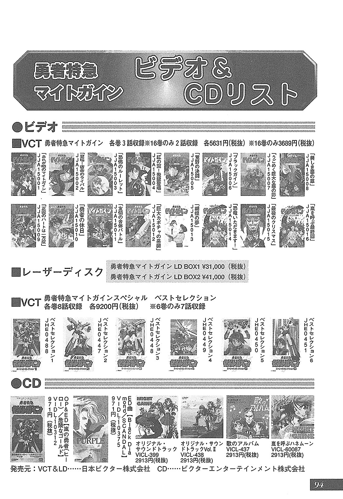 Dengeki Hobby Books - Data Collection No.11 - The Brave Express Might Gaine 95