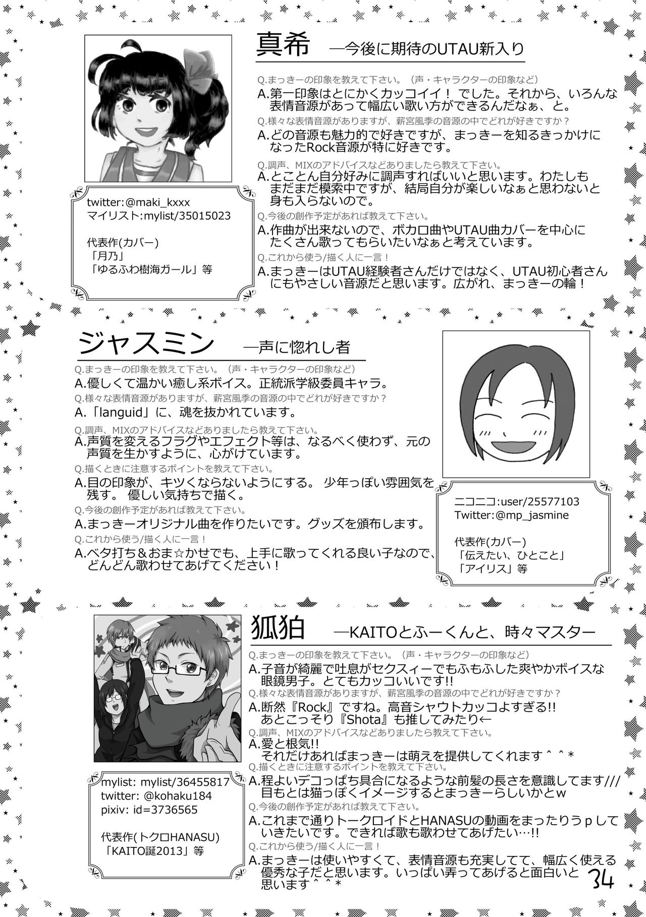 [Hammufflife! (OfutonP, Kizuchi)] Makimiya Fuuki Official Guidebook (UTAU) [Digital] 33