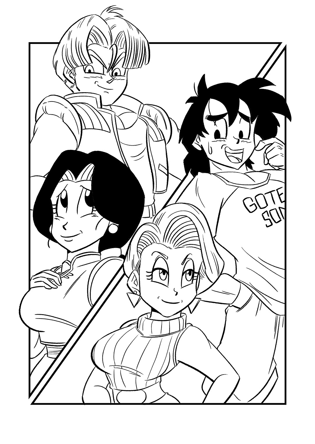 [Funsexydragonball] The Switch Up  (Dragon Ball Z)[Chinese] 1