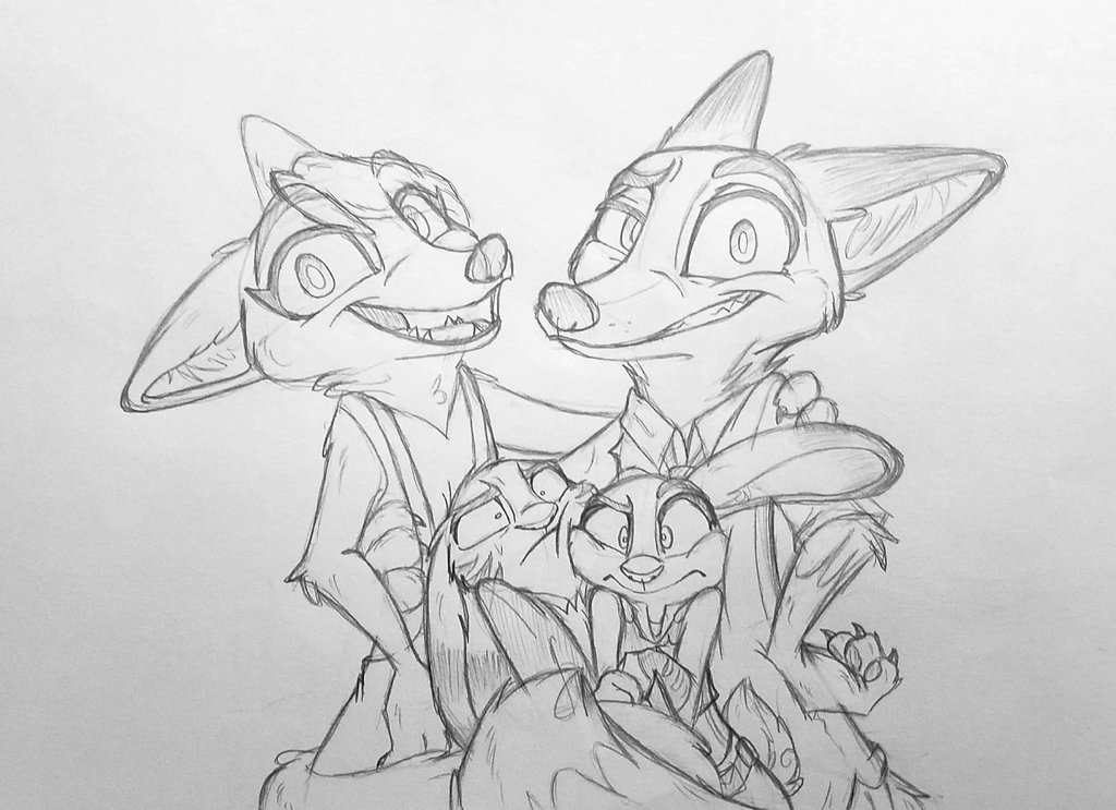 [xx-junglebeatz-xx] Nick and Judy Artwork (Zootopia) 108