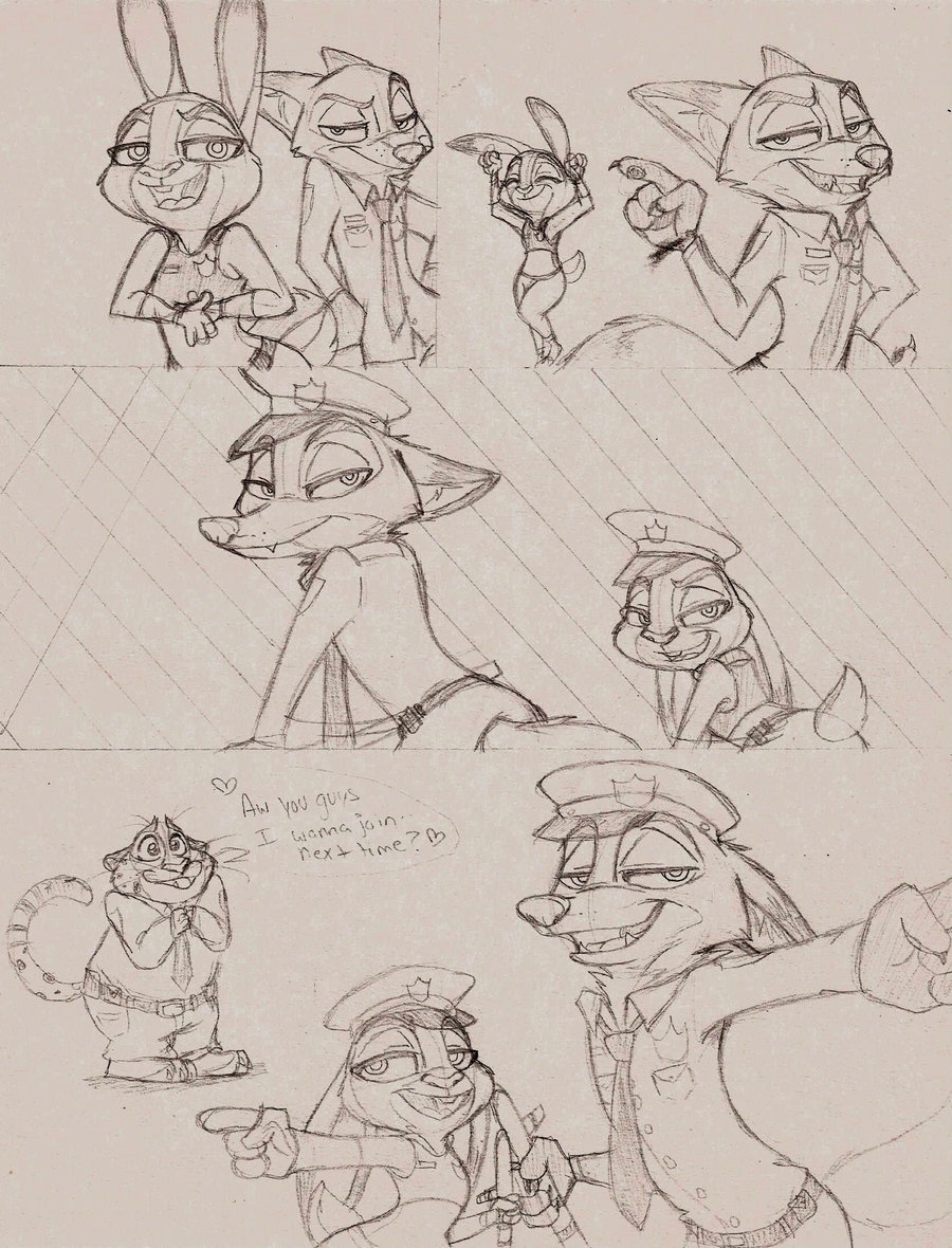 [xx-junglebeatz-xx] Nick and Judy Artwork (Zootopia) 6