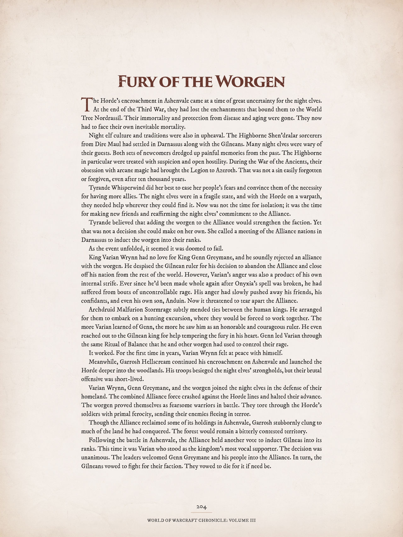 World of Warcraft Chronicle Volume III 194