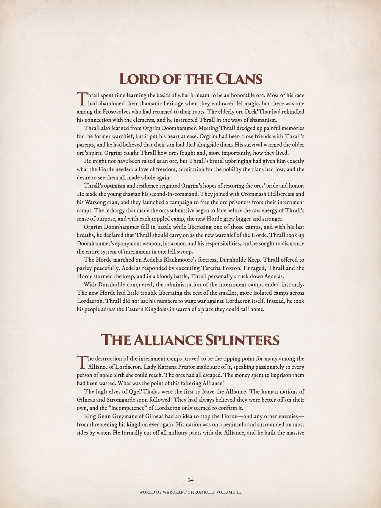 World of Warcraft Chronicle Volume III 33