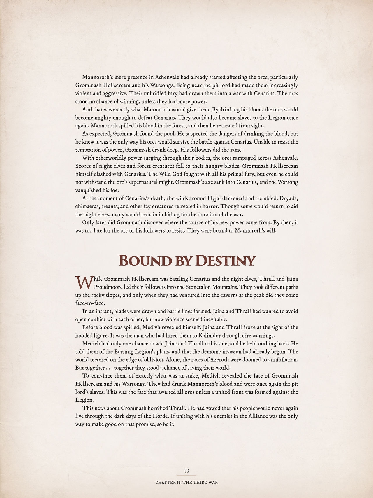 World of Warcraft Chronicle Volume III 70