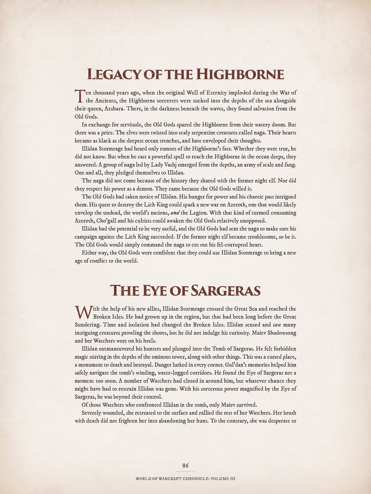 World of Warcraft Chronicle Volume III 82