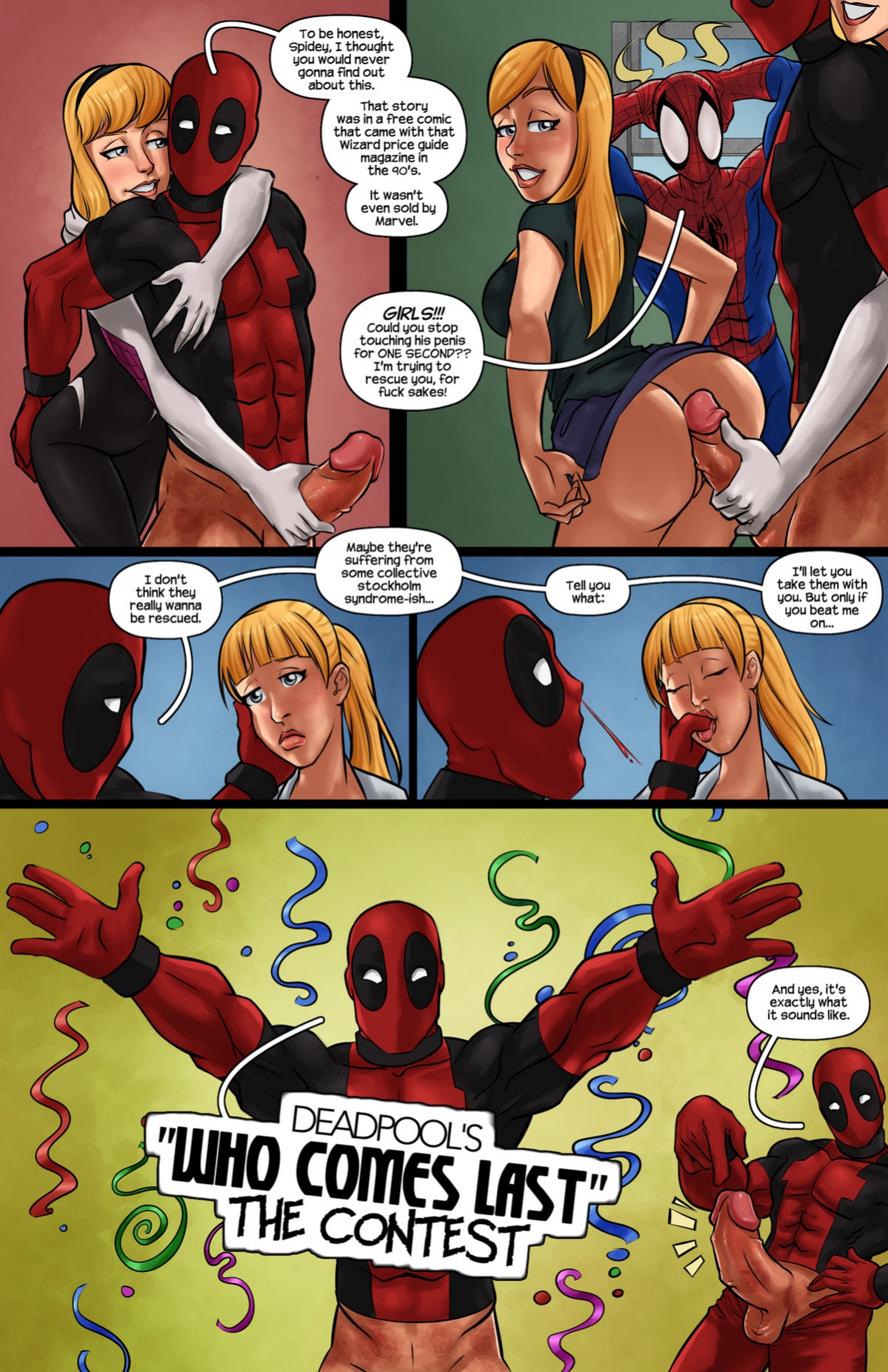 (TracyScops) - Gwen Stacies are the sole property of Deadpool(Sketch Lanza) 3