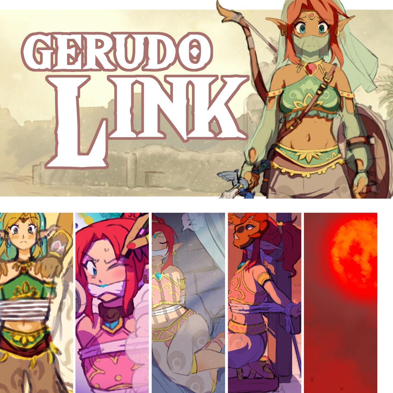 [HeartGear] Gerudo Link (The Legend of Zelda) 0