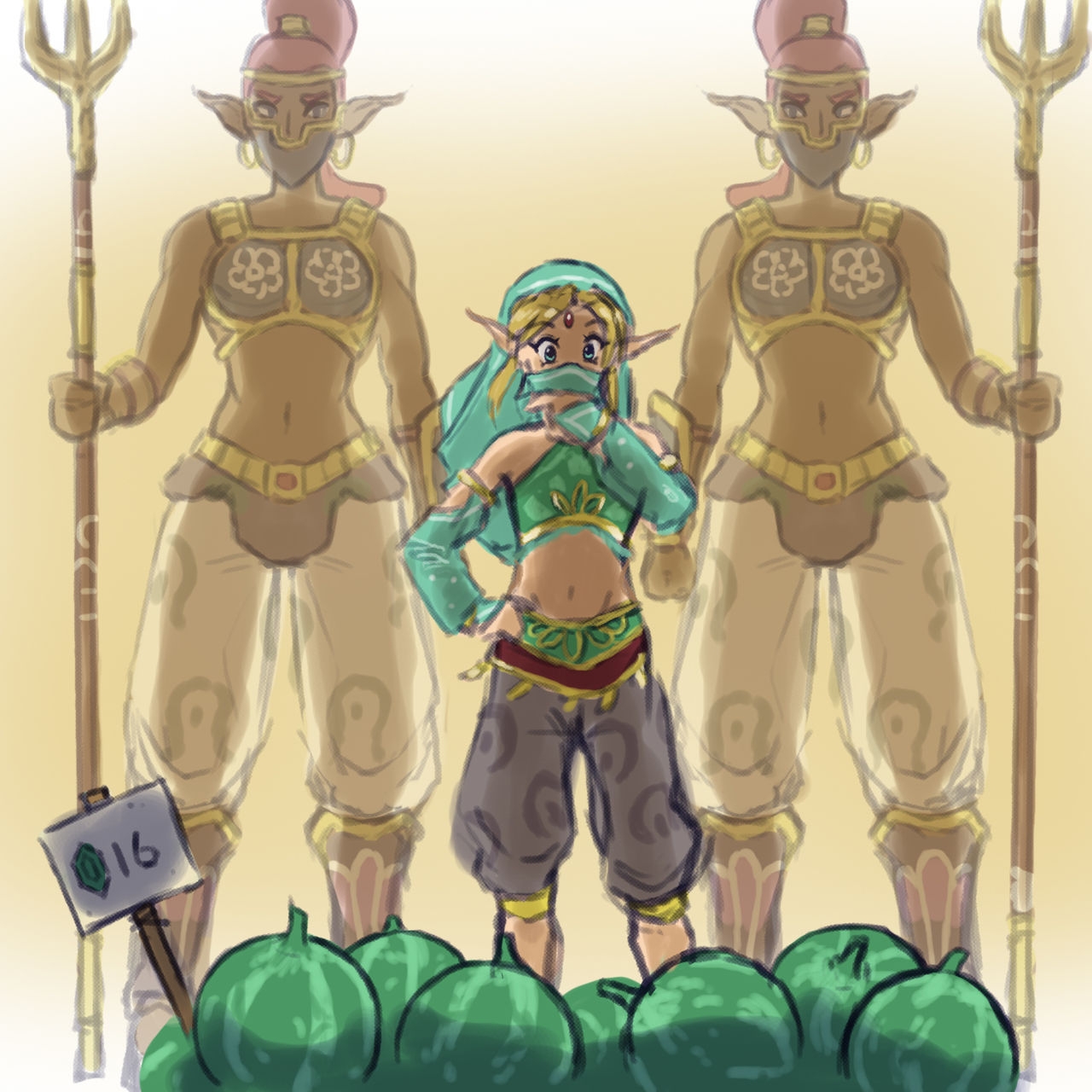 [HeartGear] Gerudo Link (The Legend of Zelda) 2