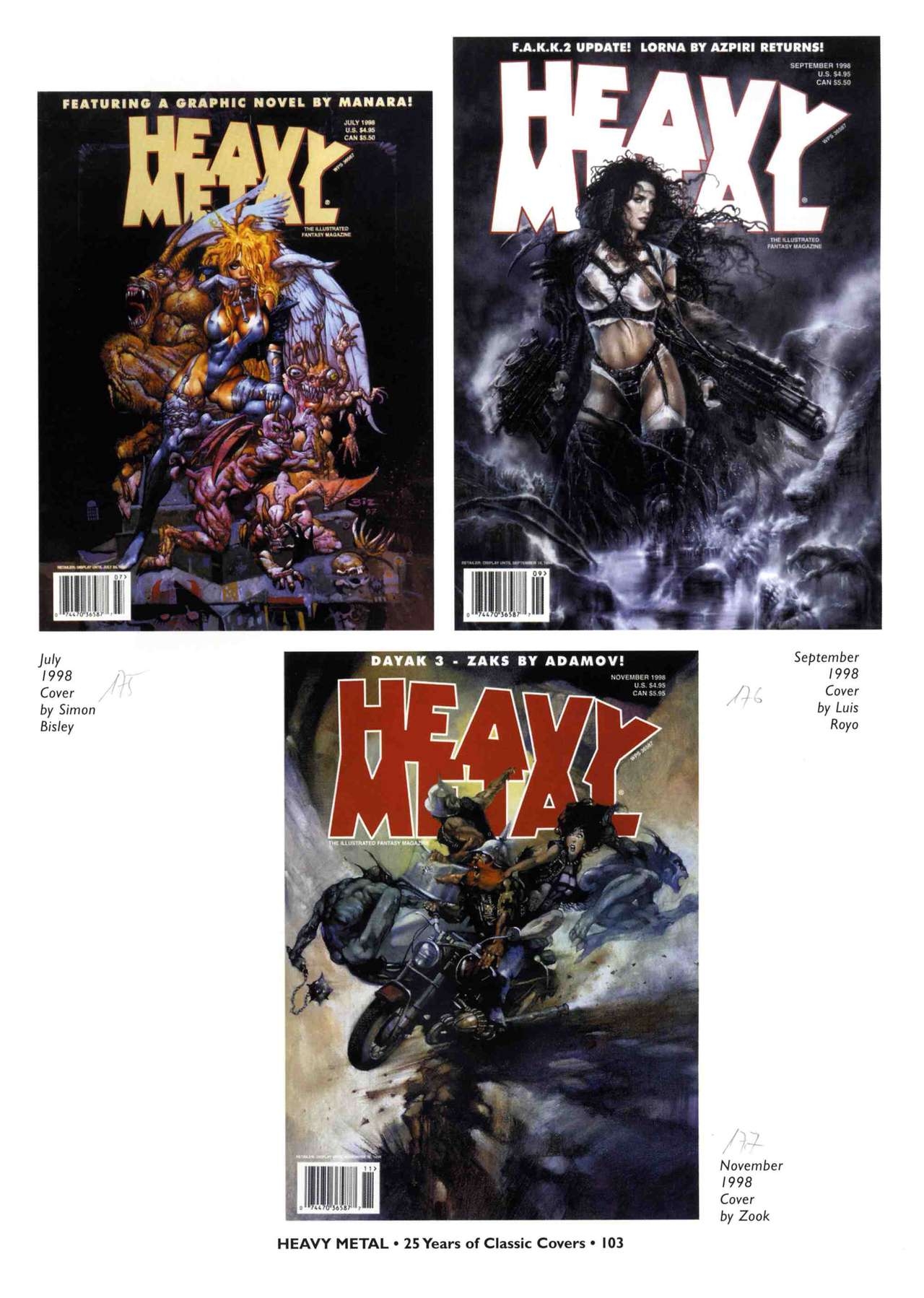 HEAVY METAL 25 Years of Classic Covers 108