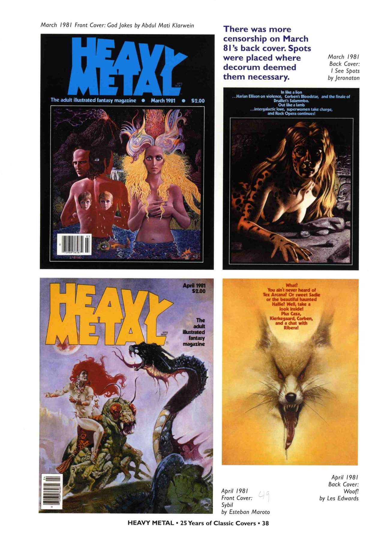 HEAVY METAL 25 Years of Classic Covers 43