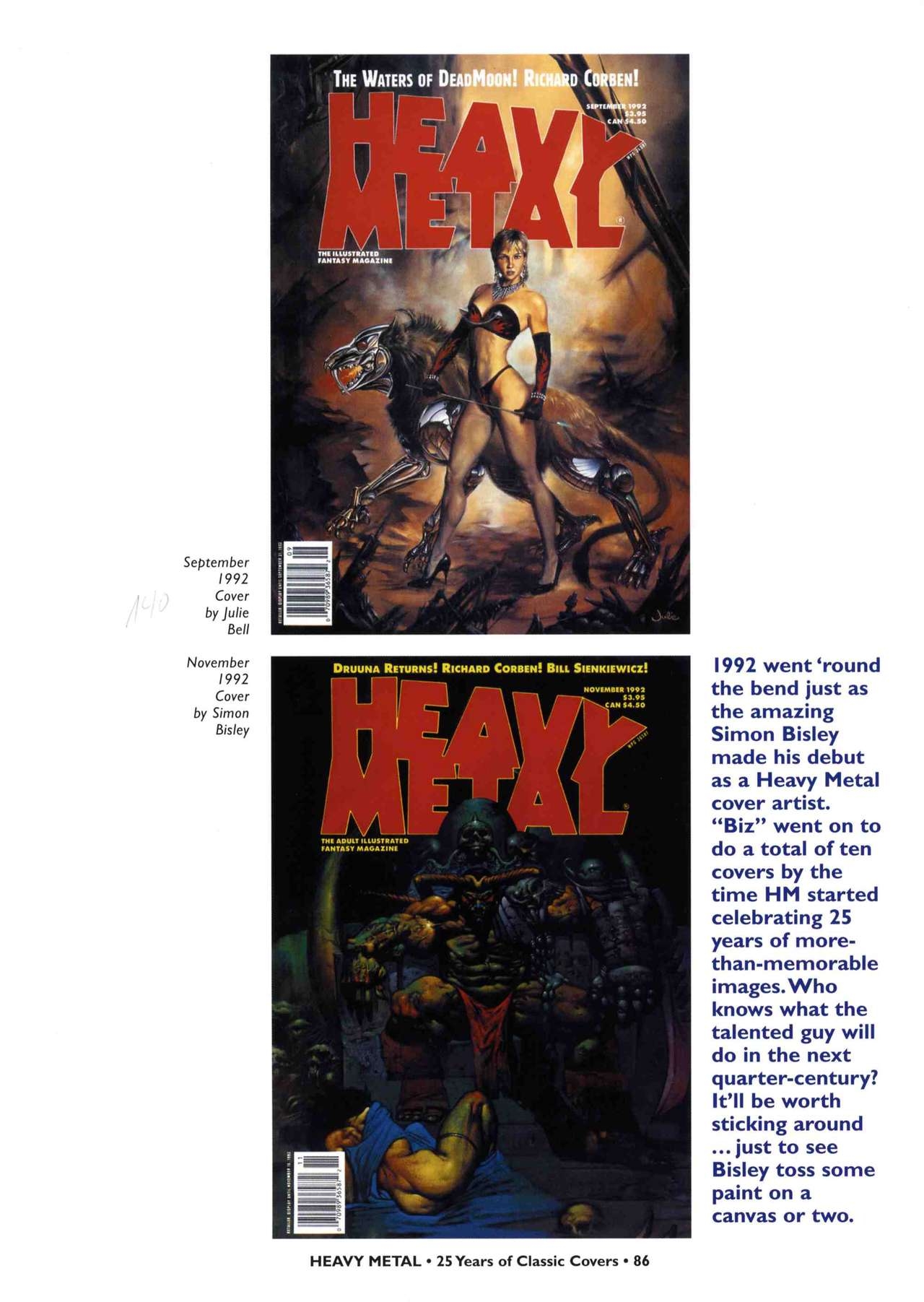 HEAVY METAL 25 Years of Classic Covers 91