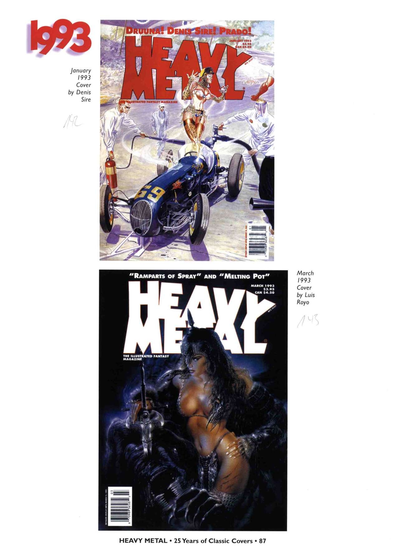 HEAVY METAL 25 Years of Classic Covers 92