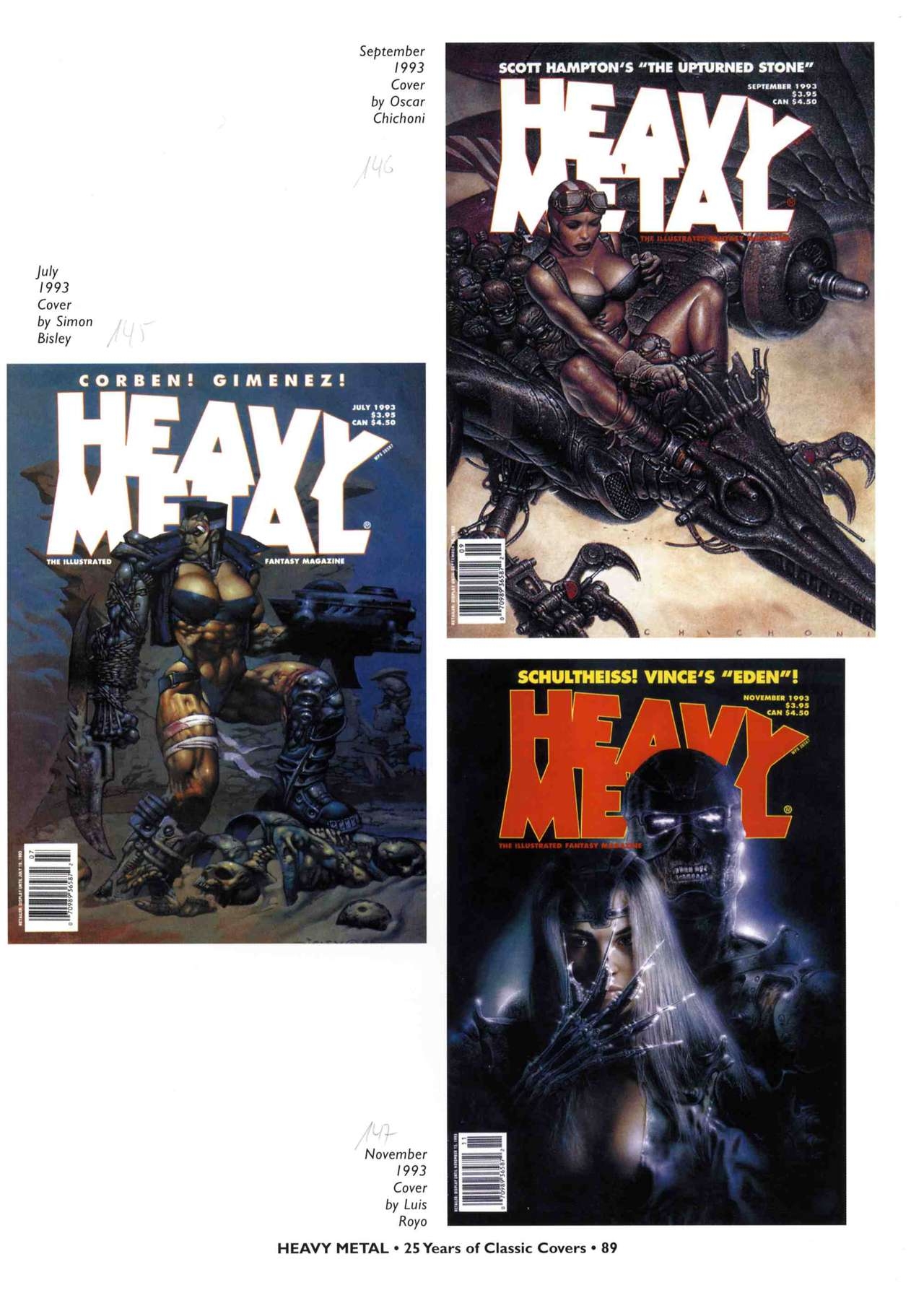 HEAVY METAL 25 Years of Classic Covers 94