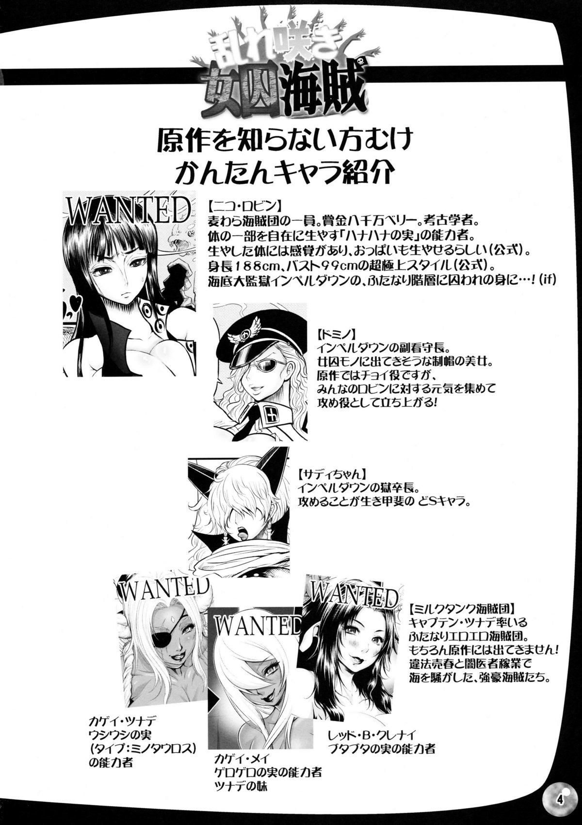 (C77) [Arsenothelus (Rebis, Chinbotsu)] Midarezaki Joshuu Kaizoku (One Piece) [Portuguese-BR] [Hentai Season] 2