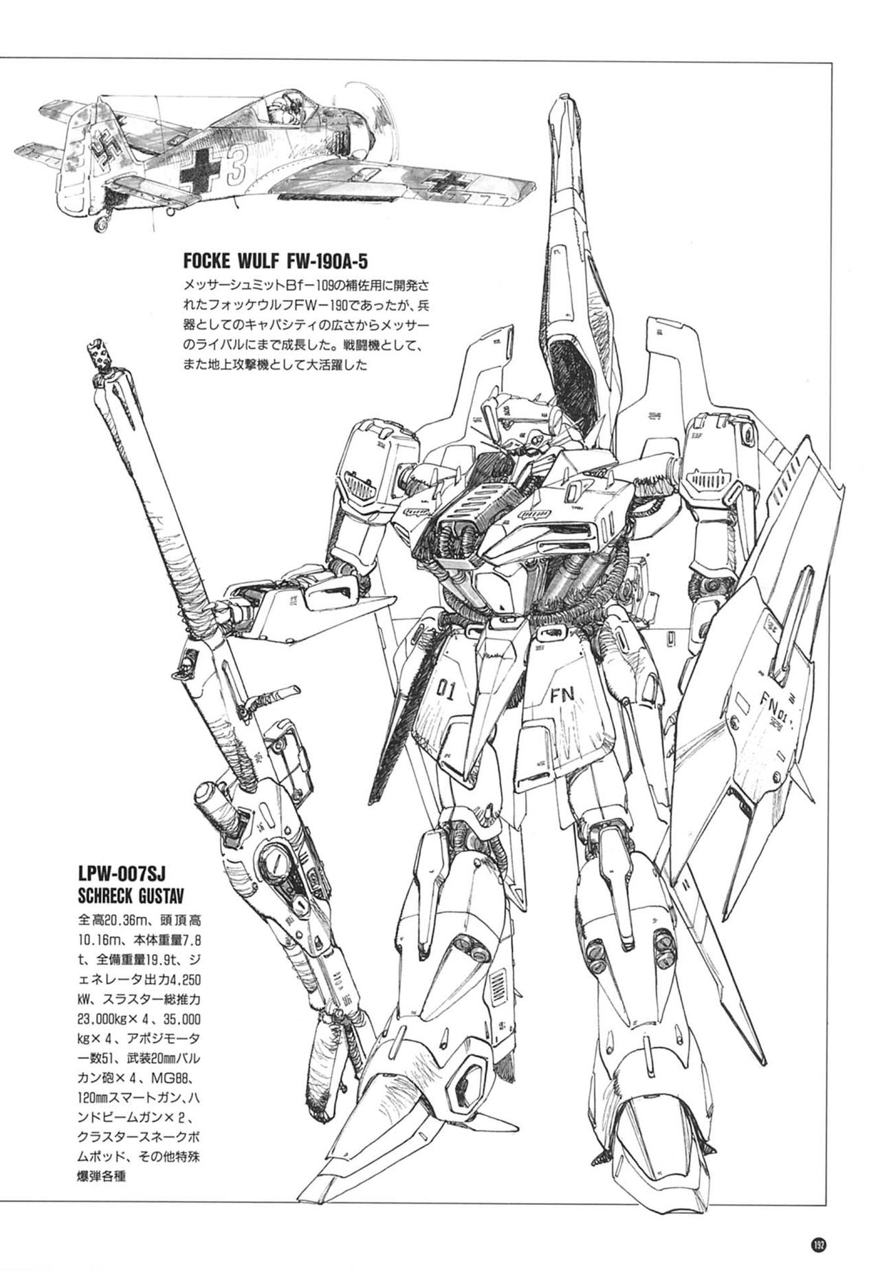 [Kazuhisa Kondo] Kazuhisa Kondo 2D & 3D Works - Go Ahead - From Mobile Suit Gundam to Original Mechanism 191