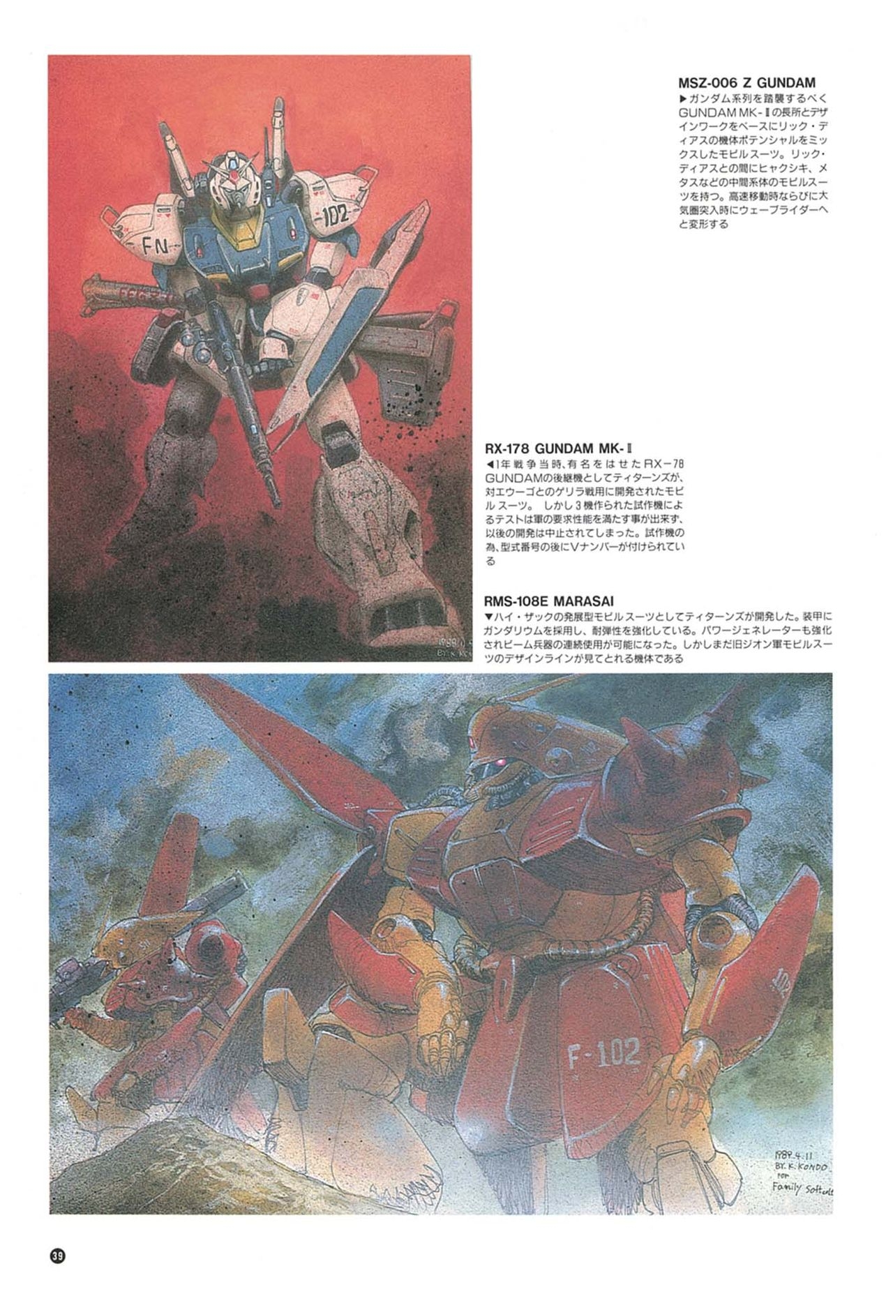 [Kazuhisa Kondo] Kazuhisa Kondo 2D & 3D Works - Go Ahead - From Mobile Suit Gundam to Original Mechanism 38