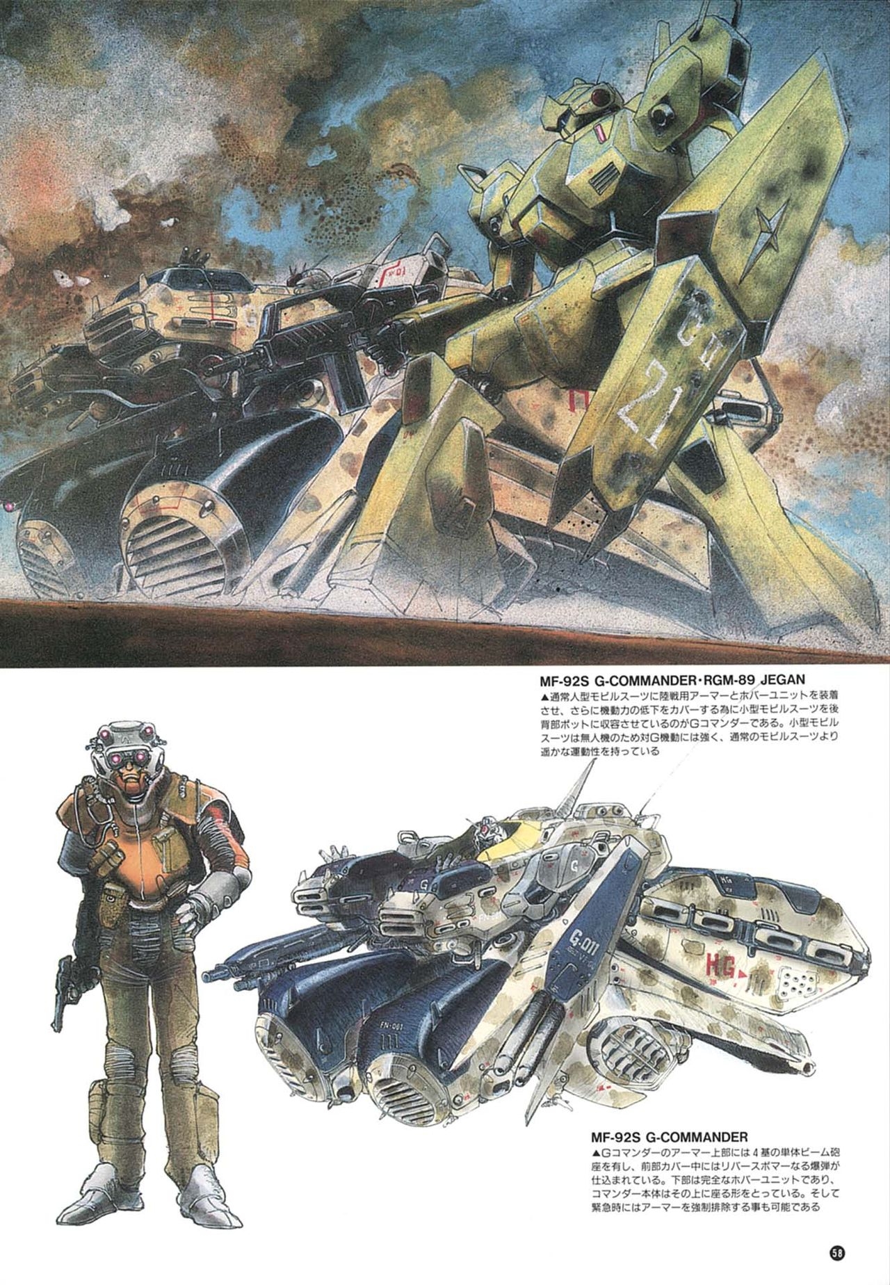 [Kazuhisa Kondo] Kazuhisa Kondo 2D & 3D Works - Go Ahead - From Mobile Suit Gundam to Original Mechanism 57