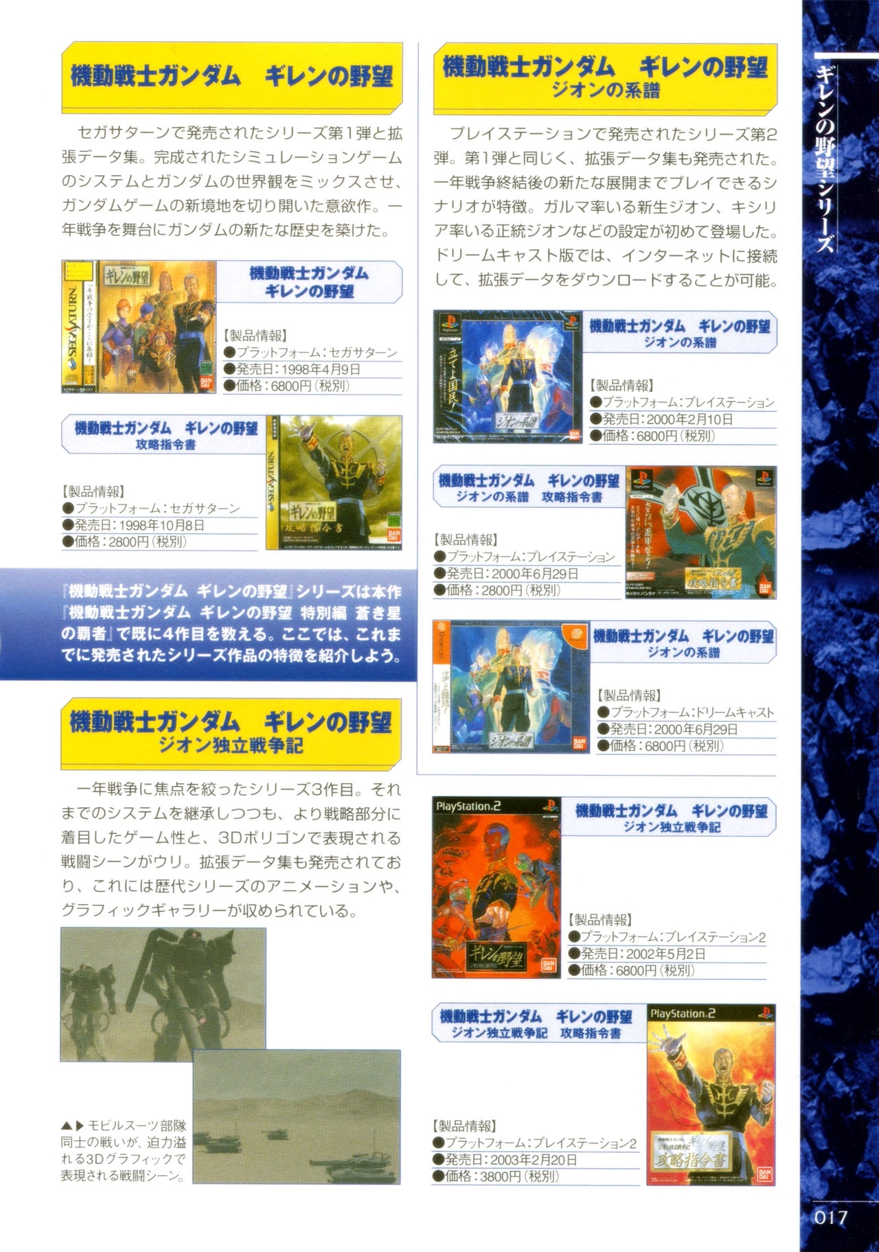 Mobile Suit Gundam Gihren’s Greed - Tokubetsu Hen - Aoki Hoshi no Hasha - Official Complete Manual 19