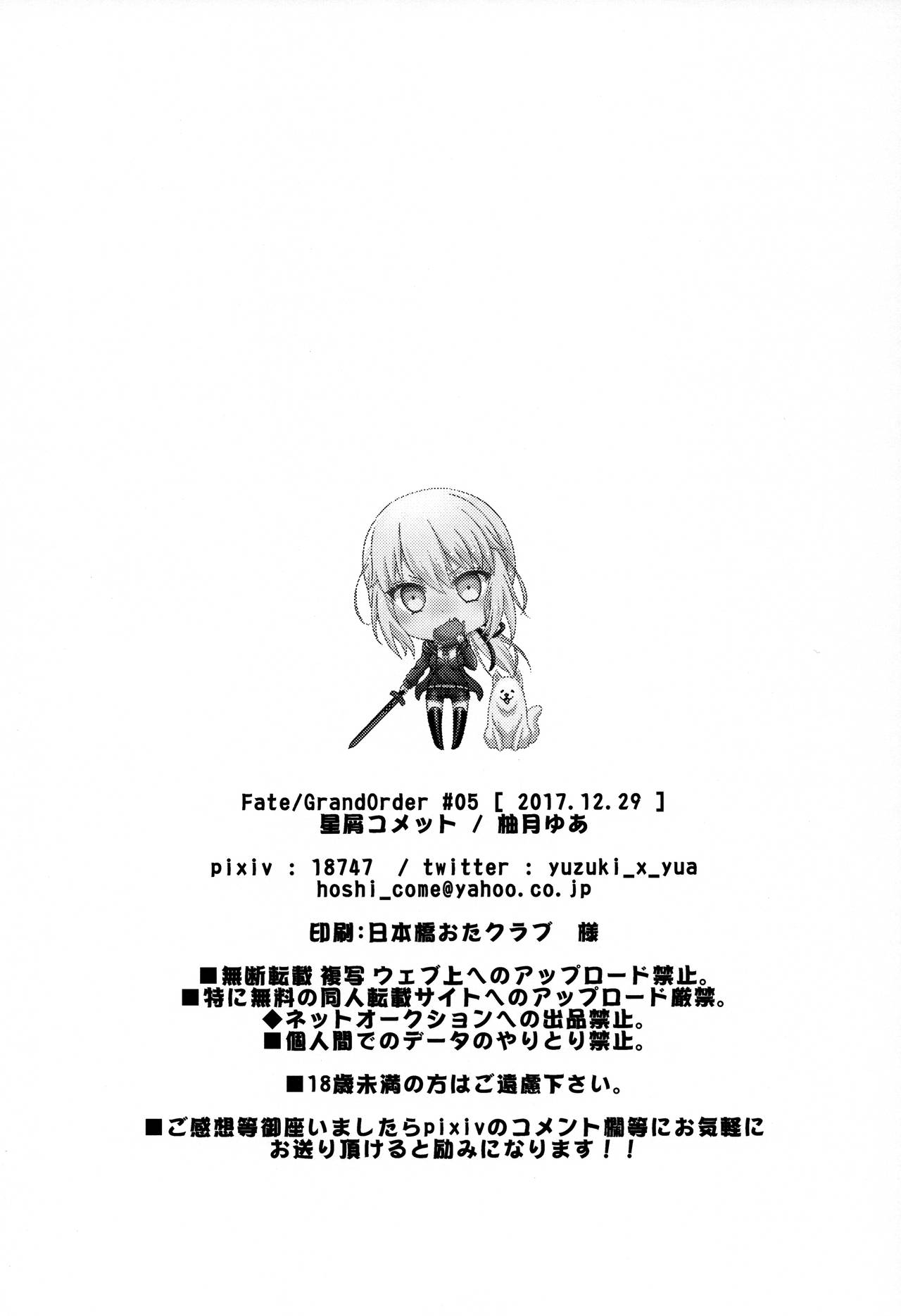 (C93) [Hoshikuzu Comet (Yuzuki Yua)] COMET:11 (Fate/Grand Order) [English] {Hennojin} 17