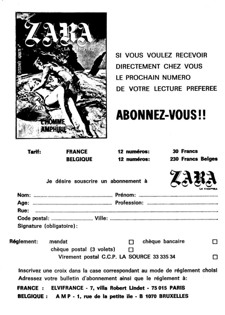 Zara la Vampire #9 - Le regard qui tue [french] 112