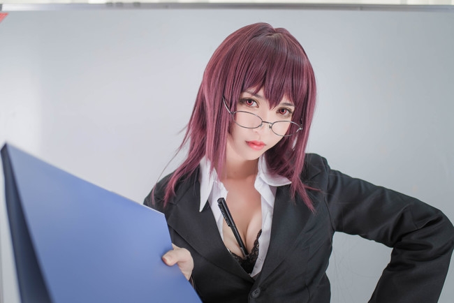 Cosplayer: 鳗鱼霏儿 - Scathch Teacher (Fate Grand Order) + Bonus 9