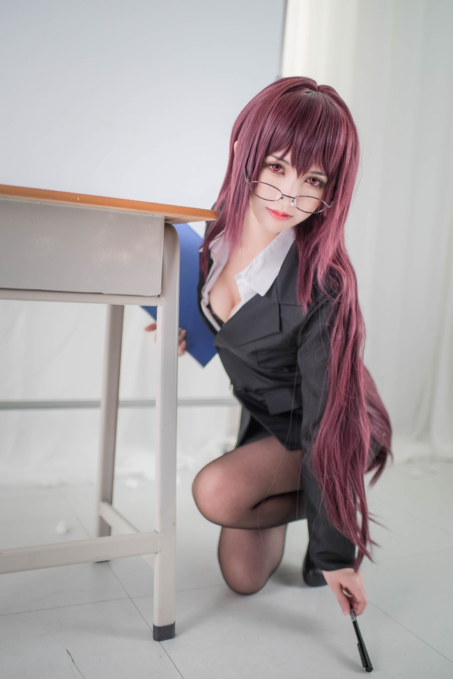 Cosplayer: 鳗鱼霏儿 - Scathch Teacher (Fate Grand Order) + Bonus 10