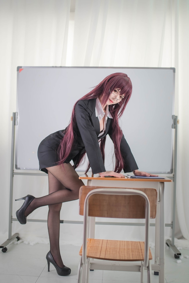 Cosplayer: 鳗鱼霏儿 - Scathch Teacher (Fate Grand Order) + Bonus 7