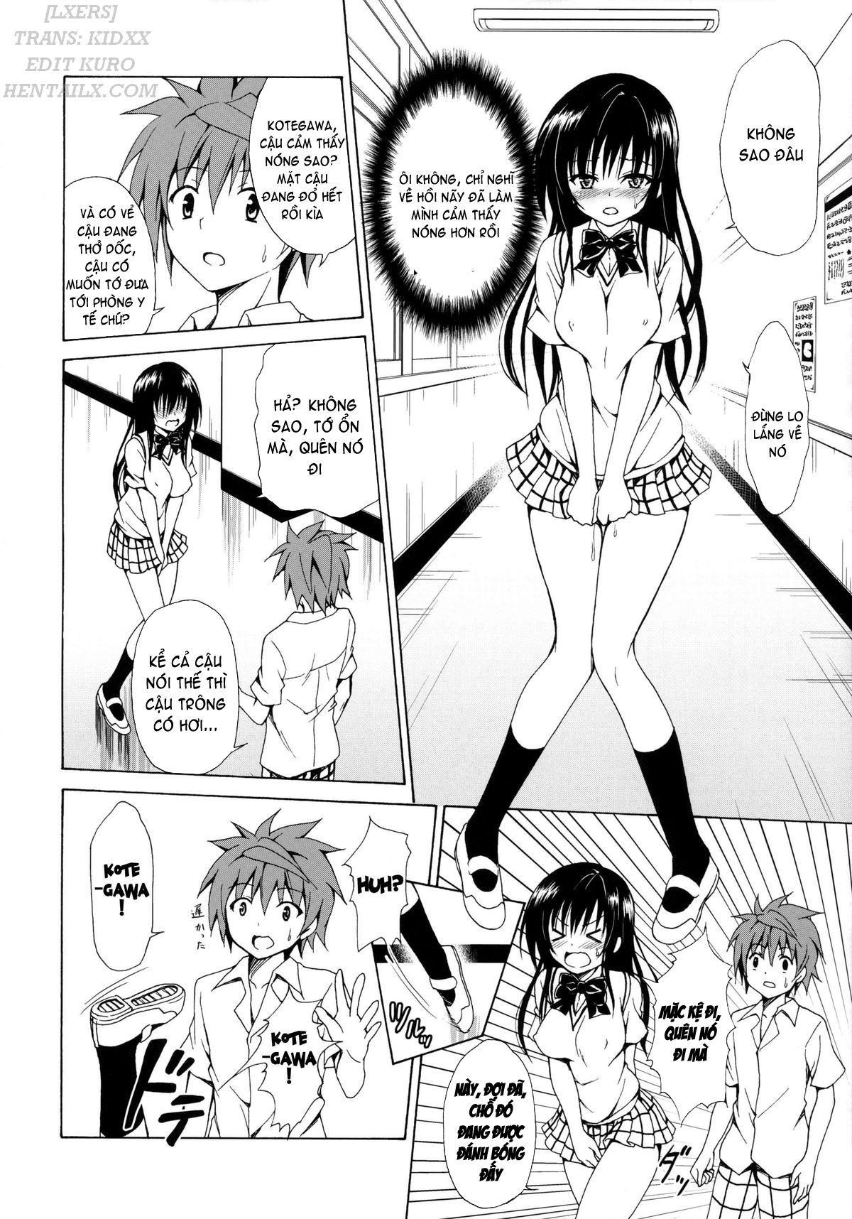 (C86) [TORA MACHINE (Kasukabe Taro)] Ikisugi★Harenchi | Extremely★Shameless (To LOVE-Ru) [Vietnamese] 16