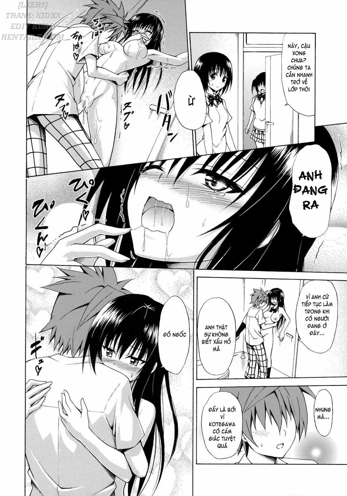 (C86) [TORA MACHINE (Kasukabe Taro)] Ikisugi★Harenchi | Extremely★Shameless (To LOVE-Ru) [Vietnamese] 36