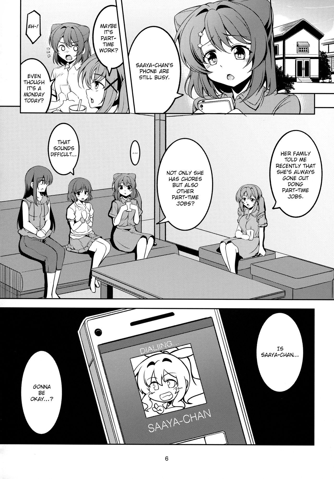 (COMIC1☆12) [WindArTeam (WindArt)] Enkou JK Yamabuki Saaya (BanG Dream!) [English] [obsoletezero] 6