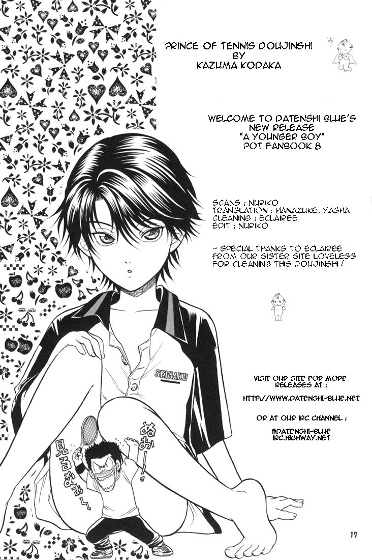 [K2 COMPANY (Kodaka Kazuma)] Toshishita no Otokonoko | Younger Boy (Prince of Tennis) [English] [Datenshi Blue] 14