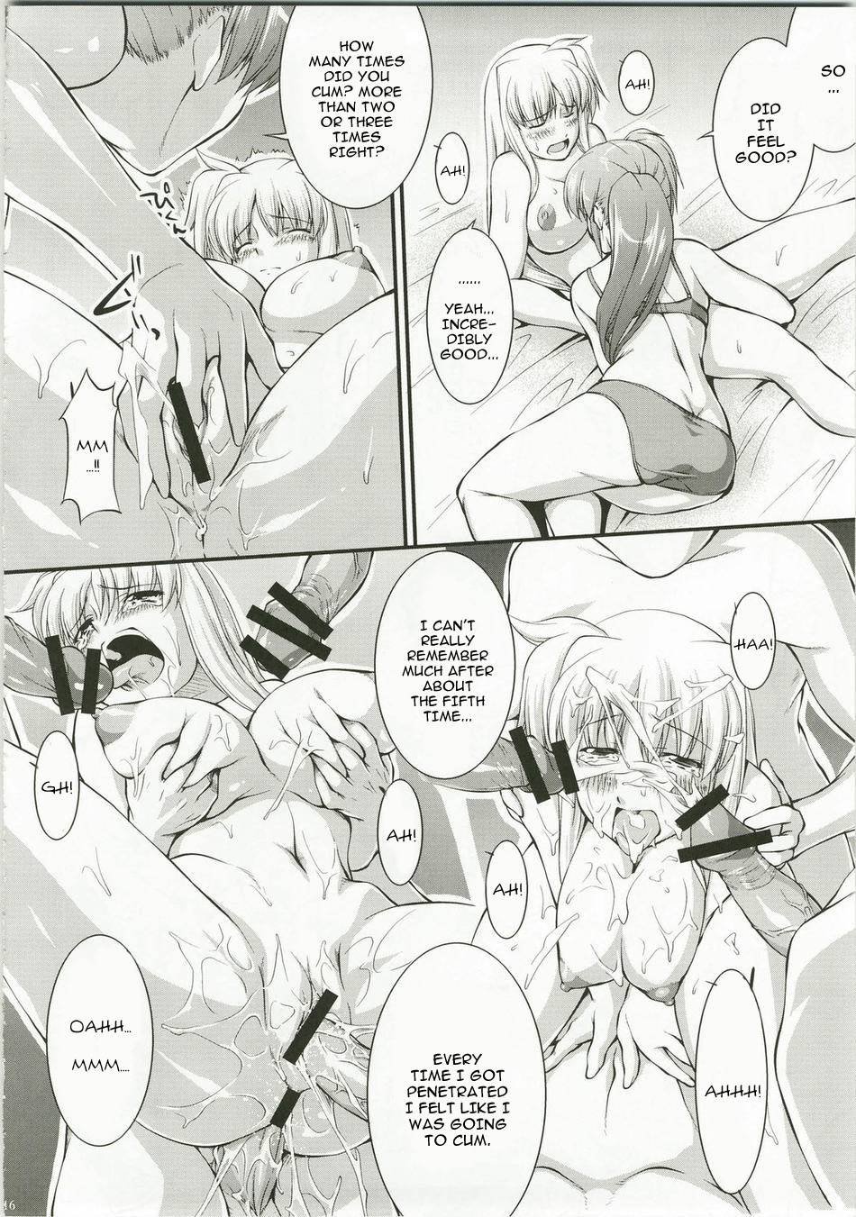 (C74) [PATRICIDE (John Sitch-Oh)] Anata ni Konya wa Wain o Furikake (Mahou Shoujo Lyrical Nanoha) [English] [Hentai-Translate] 14